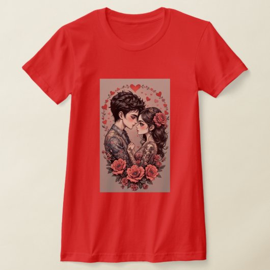 Happy Valentine's Day Personalized Gift T-shirt (Laagn)