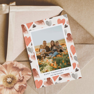 Happy Valentine's Day Photo Holiday Card Feestdagenkaart