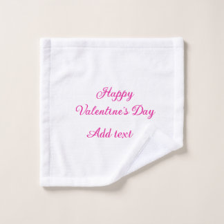 Happy Valentine's day pink text name message