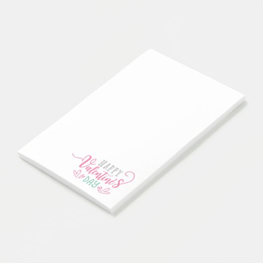 Happy Valentines Day Post-it® Notes (Schuin)
