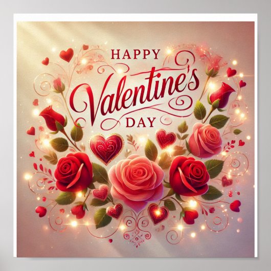 Happy Valentine's Day Poster (Voorkant)