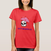 Happy Valentines Day Raining Hearts T-shirt (Voorkant)