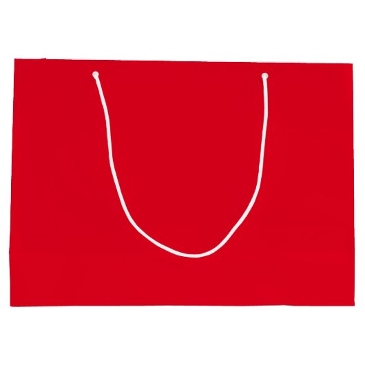 Happy Valentine's Day Red Harts aangepaste script Groot Cadeauzakje (Achterkant)