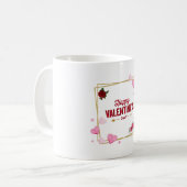 Happy Valentine's Day – Romantic Heart Mug (Devant gauche)