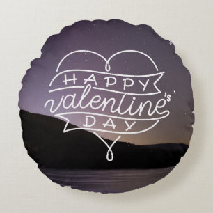 Happy Valentine's Day Rond Kussen