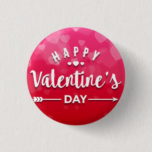Happy Valentine's Day Ronde Button 3,2 Cm
