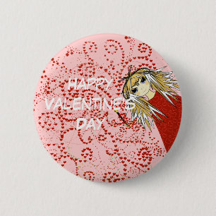 Happy Valentine's Day Ronde Button 5,7 Cm