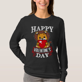 Happy Valentine's Day Roses Date Night Flowers Lov T-shirt