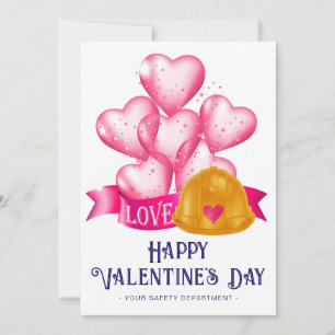 Happy Valentine's Day Safety Inspector Feestdagenkaart