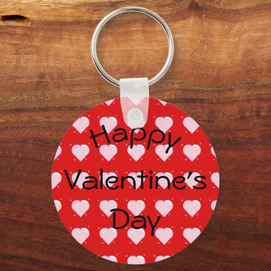Happy Valentine's Day Sleutelhanger (Voorkant)