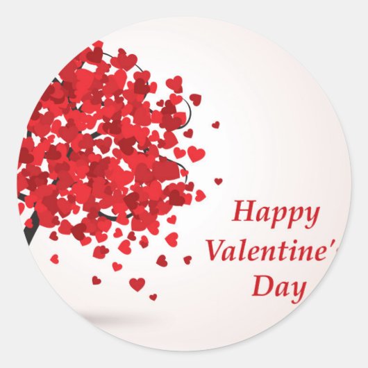 Happy Valentine's Day Sticker (Voorkant)