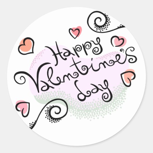 Happy Valentine's Day Stickers (Voorkant)