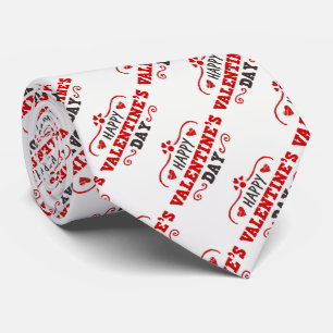 Happy Valentine's Day Stropdas