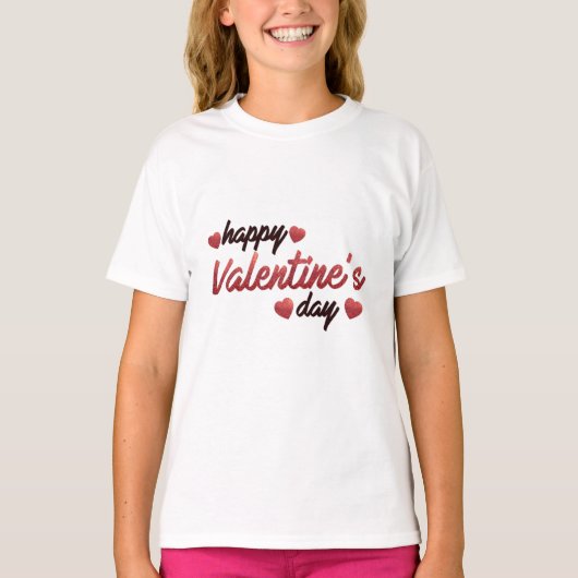 Happy Valentine's Day T-shirt (Voorkant)