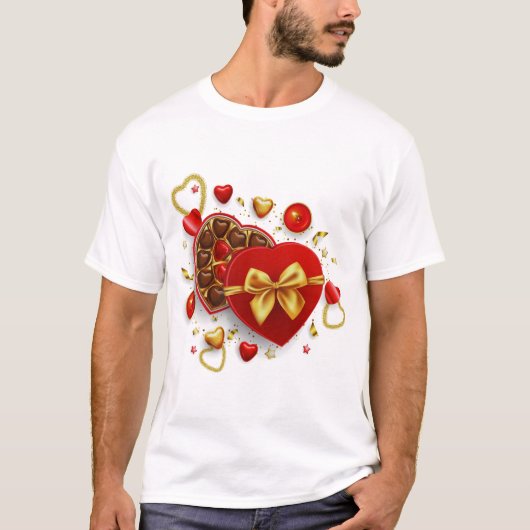 Happy valentine's day T shirt ! (Voorkant)