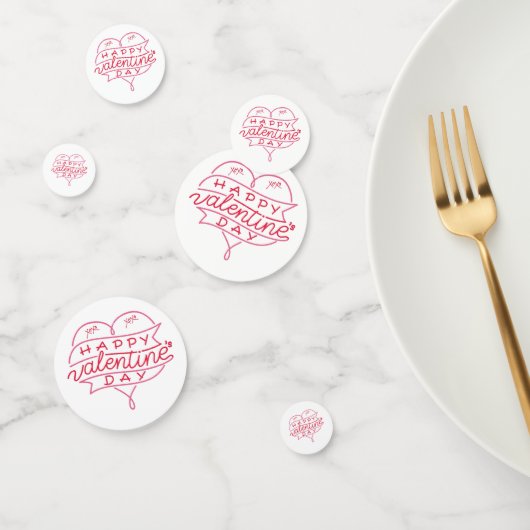 Happy Valentine's Day Table Confetti (Groep)