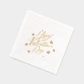 Happy Valentine's Day Typography Hearts (Gauche)