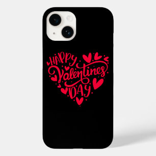 Happy Valentines Day Valentijn Hartvorm Case-Mate iPhone 14 Hoesje