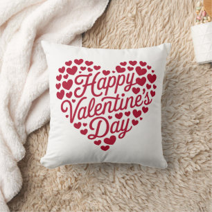 Happy Valentines Day Valentijn Love Heart Kussen