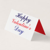 Happy Valentine's Day Visitekaartjes (Voorkant)