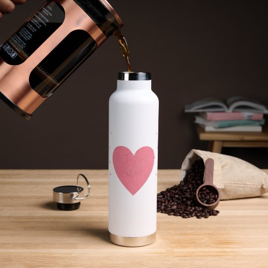 Happy Valentines Day Waterfles (Koffie)
