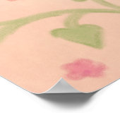 Happy Valentine's Day with Teddy Bear Poster (Hoek)