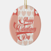 happy valentines keramisch ornament (Rechts)