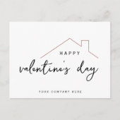 Happy Valentin's Day Realty House Briefkaart (Voorkant)