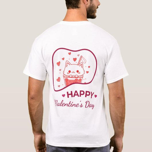 Happy Velentine's Day - Tender Whispers T-shirt (Achterkant)