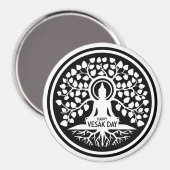 Happy Vesak Day Magneet (Voorkant / Achterkant)