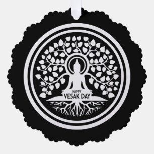 Happy Vesak Day Ornament Kaart