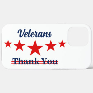 Happy Veterans Dag iPhone 12 Pro Max Hoesje
