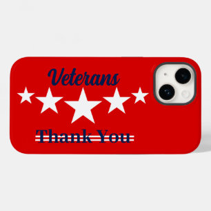 Happy Veterans Dag Case-Mate iPhone 14 Hoesje