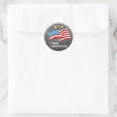 Happy Veterans Day Icon Ronde Sticker (Tas)