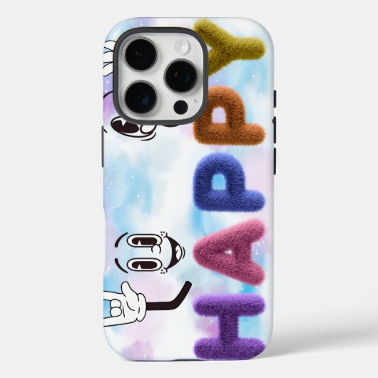 Happy Vibes Case-Mate iPhone Case (Achterkant)