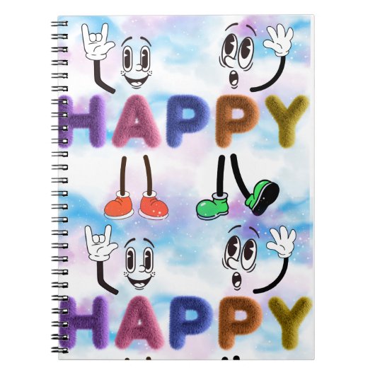 Happy Vibes Notitieboek (Voorkant)