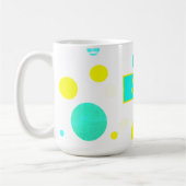 Happy Vibes Sam Ajoutez Votre Nom Café Mug Cup (Gauche)