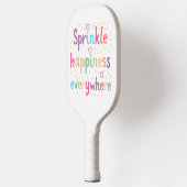 Happy Vibes Sprinkle Happiness Confetti Art Pickleball Paddle (Links)