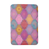 Happy Vibrant Tribal Bohemian Bath Mat (Voorkant Verticaal)
