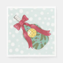 Happy Volleydays Pickleball thema vakantieservette