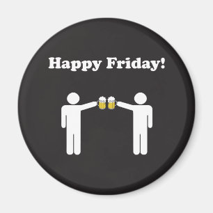 Happy vrijdag Magnet Magneet