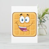 Happy Waffle Kaart (Staand voorkant)