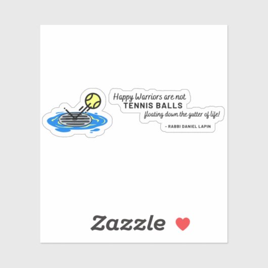 Happy Warriors n'est pas un Sticker de citation de (Feuille)