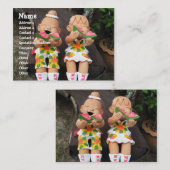 Happy Watermelon Friends Visitekaartje (Voorkant / Achterkant)