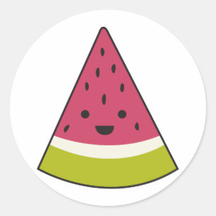 Happy Watermelon Ronde Sticker