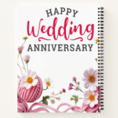 Happy wedding anniversary  notitieboek (Achterkant)