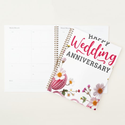 Happy wedding anniversary planner (Display)
