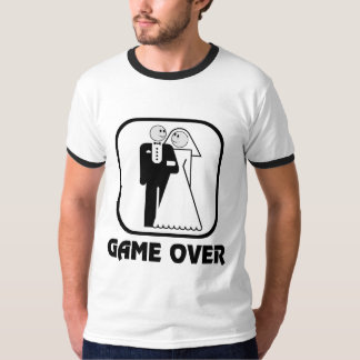 Happy Wedding Game Over Bachelor T-shirt