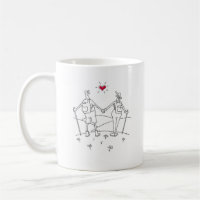 Happy Wedding Hiking Jubileum Red Heart