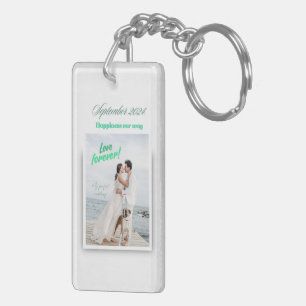 Happy Wedding Vision Board Acryl Sleutelhanger